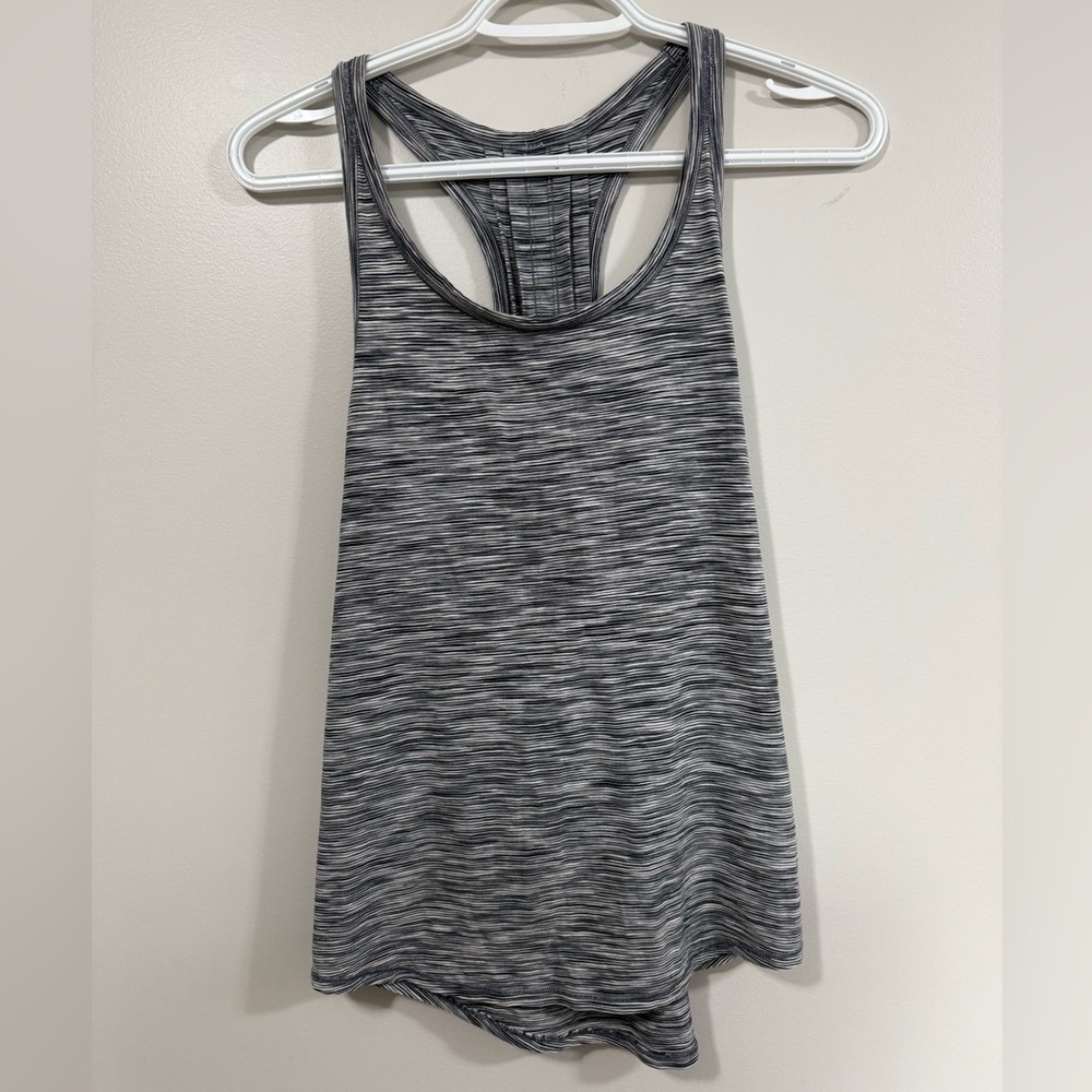 💙 Lululemon Athletica Black and White Women's Tank Top - Picture 3 of 5